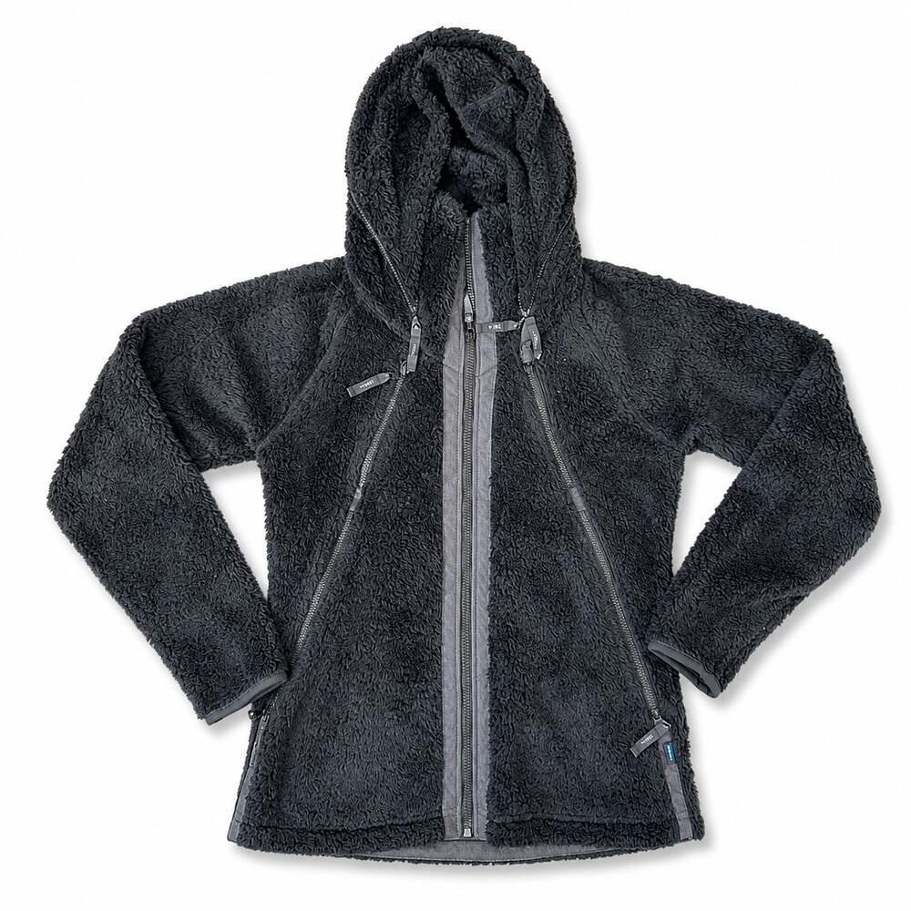 Kuhl Flight Sherpa Fleece Full Zip Hooded Jacket Women's Small